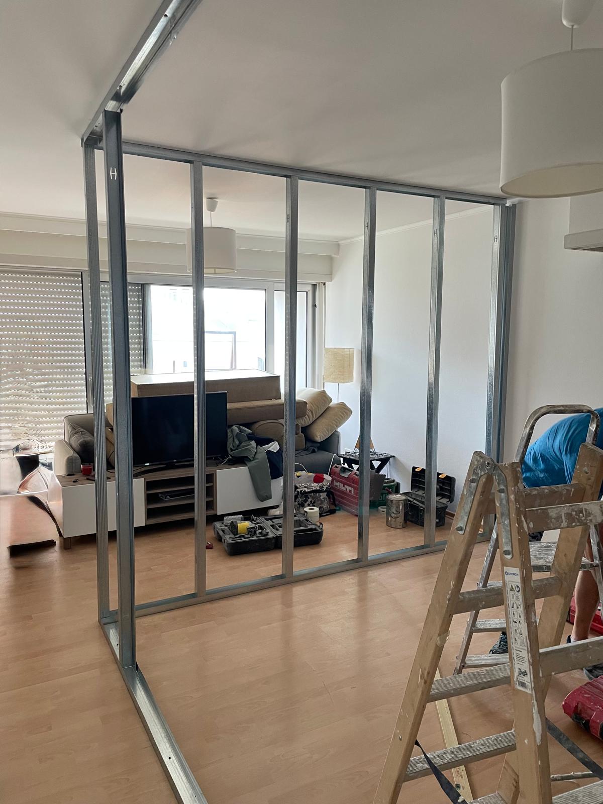 Division living en chambres - résultat final